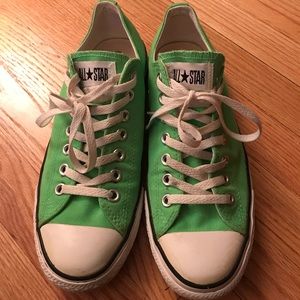 Neon Lime Green Converse